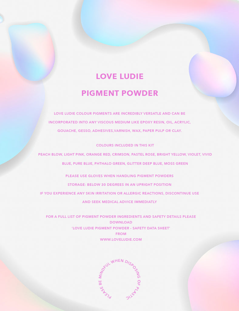 LOVE LUDIE - PIGMENT POWDER KIT